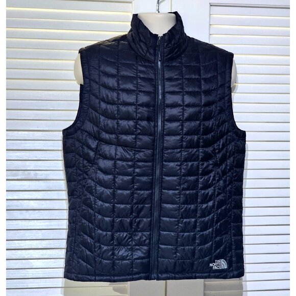 The North Face Men's Black Thermoball Trekker Insulated Puffer Vest Size M 2765 - Picture 1 of 13
